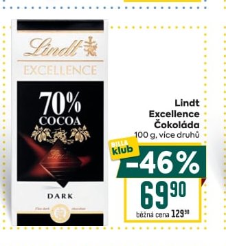 Lindt Excellence Čokoláda