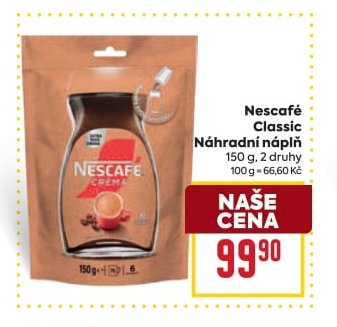 Nescafé Classic Náhradní náplň