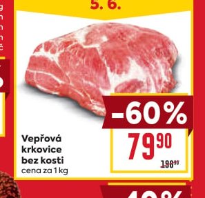 Vepřová krkovice bez kosti