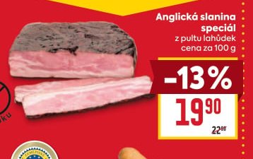 Anglická slanina speciál