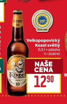Velkopopovický Kozel světlý