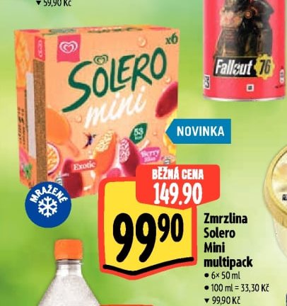 Zmrzlina Solero Mini multipack