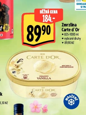 Zmrzlina Carte d'Or