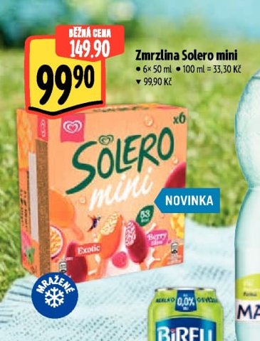Zmrzlina Solero mini
