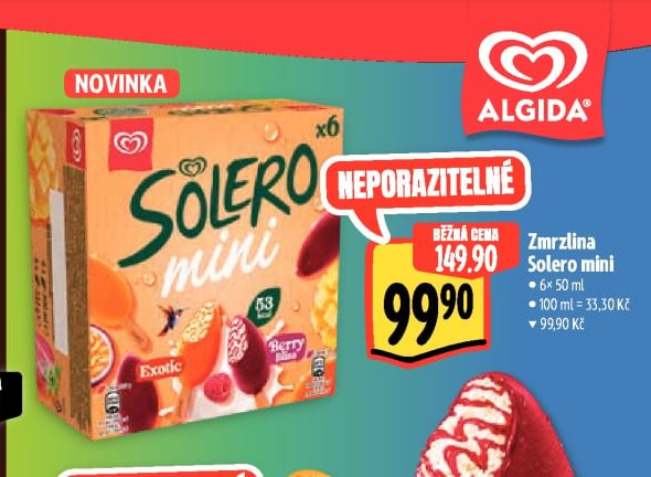 Zmrzlina Solero mini