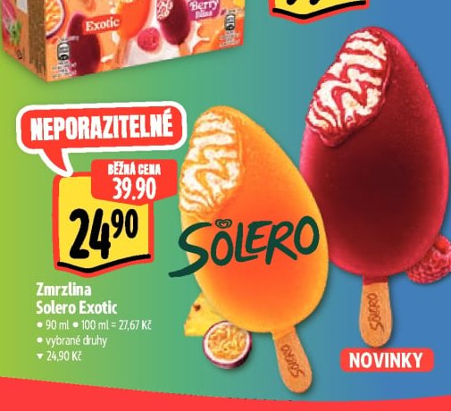 Zmrzlina Solero Exotic