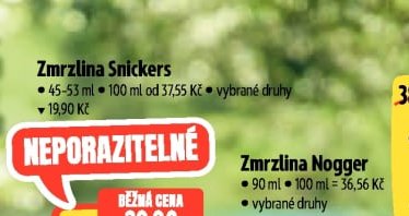 Zmrzlina Snickers