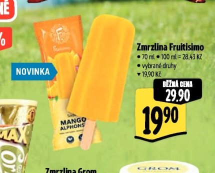 Zmrzlina Fruitisimo