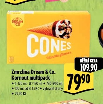 Zmrzlina Dream & Co. Kornout multipack