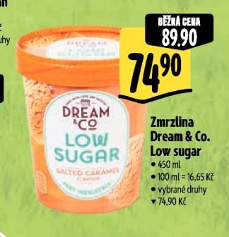 Zmrzlina Dream & Co. Low sugar