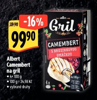 Albert Camembert na gril