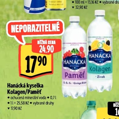 Hanácká kyselka Kolagen/Paměť