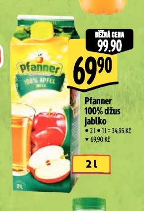 Pfanner 100% džus jablko