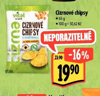 Cizrnové chipsy