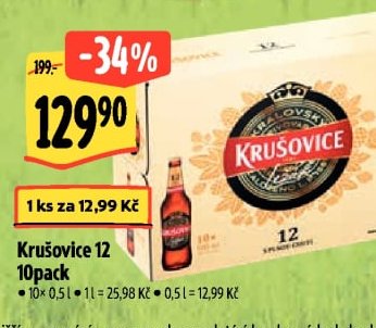 Krušovice 12 10pack