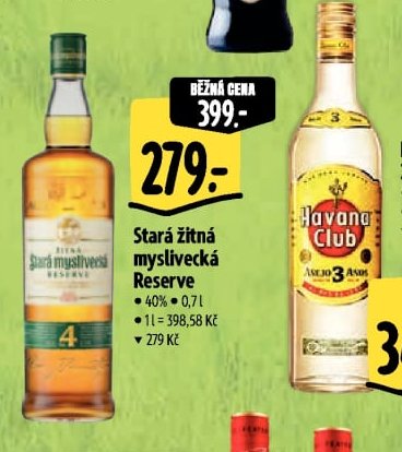 Stará žitná myslivecká Reserve