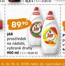 Jar prostředek na nádobí