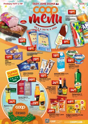 akční leták COOP 3.6.2026-16.6.2026