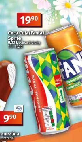 Coca Cola/Fanta/Sprite