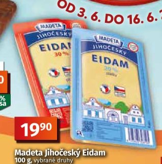 Madeta Jihočeský Eidam
