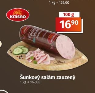 Šunkový salám zauzený