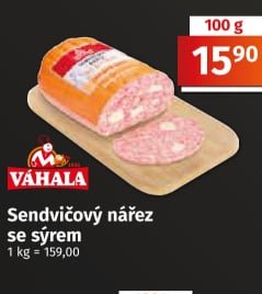 Sendvičový nářez se sýrem