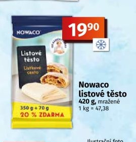 Nowaco listové těsto