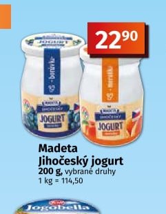 Madeta Jihočeský jogurt