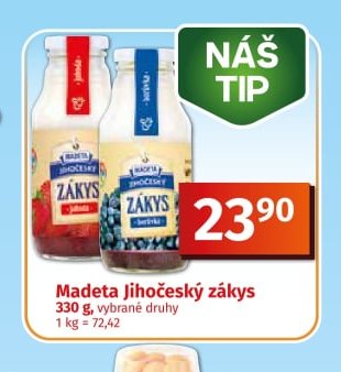 Madeta Jihočeský zákys