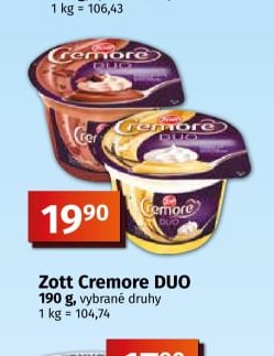 Zott Cremore DUO