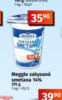 Meggle zakysaná smetana 14%