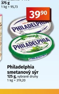 Philadelphia smetanový sýr