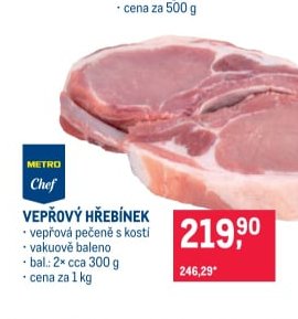 Vepřový hřebínek
