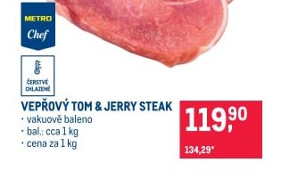 Vepřový tom & jerry steak