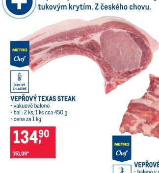 Vepřový texas steak
