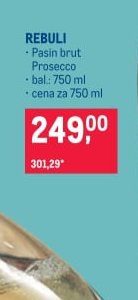 REBULI Pasin brut Prosecco