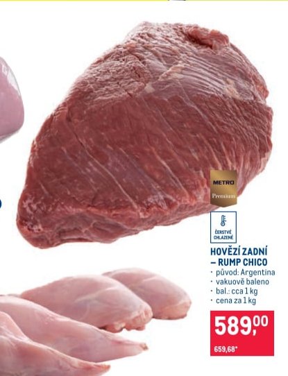 HOVĚZÍ ZADNÍ - RUMP CHICO