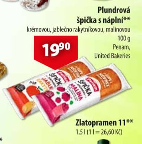 Plundrová špička s náplní