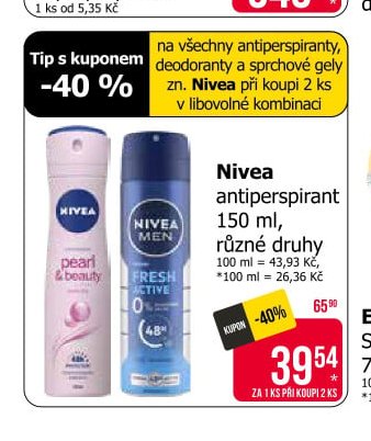 Nivea antiperspirant 150 ml, různé druhy