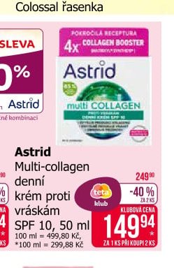 Astrid Multi-collagen denní krém proti vráskám