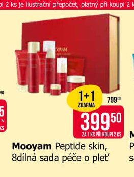 Mooyam Peptide skin, 8dílná sada péče o pleť