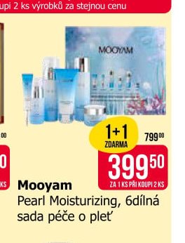 Mooyam Pearl Moisturizing, 6dílná sada péče o pleť