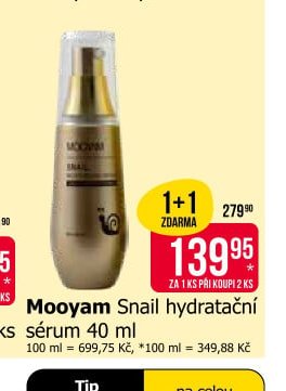 Mooyam Snail hydratační sérum 40 ml