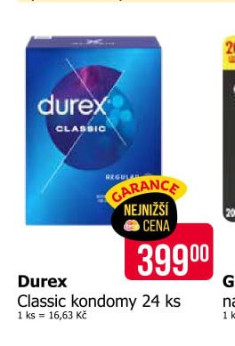 Durex Classic kondomy 24 ks