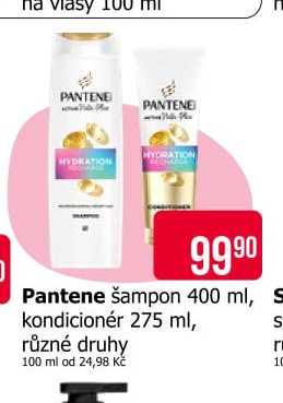 Pantene šampon 400 ml, kondicionér 275 ml, různé druhy