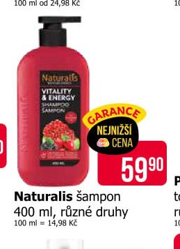 Naturalis šampon 400 ml, různé druhy