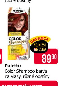 Palette Color Shampoo barva na vlasy, různé odstíny