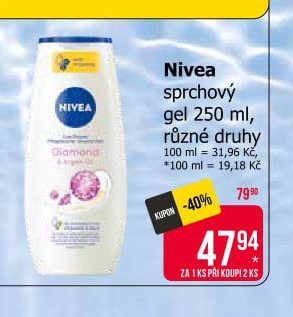 Nivea sprchový gel 250 ml