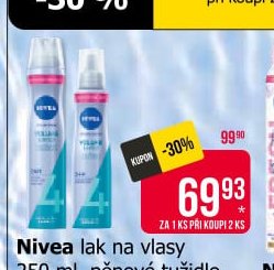 Nivea lak na vlasy 250 ml, pěnové tužidlo 150 ml