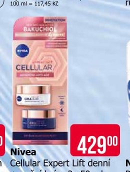 Nivea Cellular Expert Lift denní + noční krém 2x 50 ml
